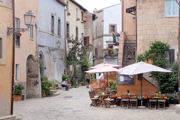 Calcata Viterbo Italien Juli 2019 Calcata Kommun Och Stad Provinsen — Stockfoto