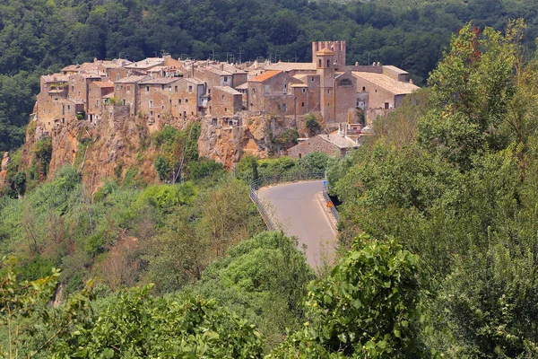 Calcata Viterbo Italy July 2019 Calcata Comune Town Province Viterbo — Stock Photo, Image