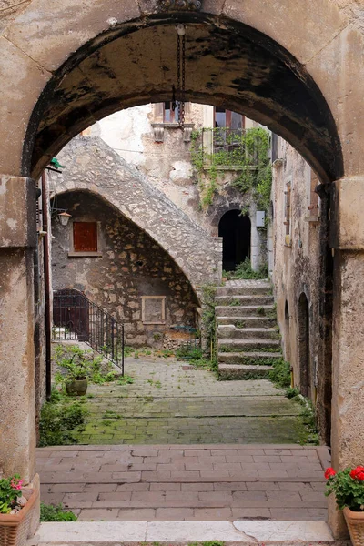 Santo Stefano Sessanio Aquila Italien August 2019 Santo Stefano Sessanio — Stockfoto