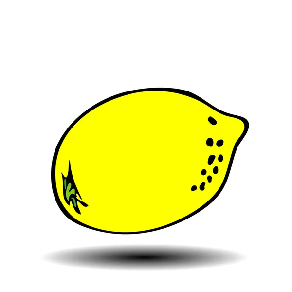 Zitronenfruchtvektorillustration — Stockvektor