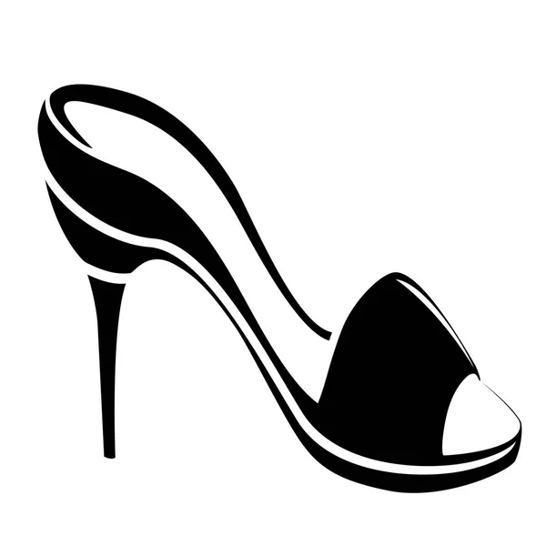 Ikona kobieta buty wektor — Wektor stockowy
