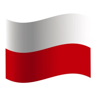 Vektör Polonya bayrağı, Polonya bayrağı illüstrasyon, Polonya bayrak resmi, Polonya bayrak resim,
