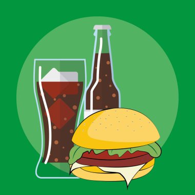 düz simgesi kola buzlu cam