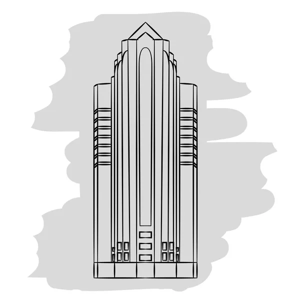 Edificio de oficinas icono edificio, icono, vector, negocio, símbolo , — Vector de stock