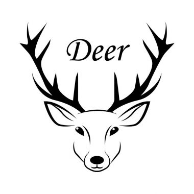 geyik Icon Icon, geyik, Noel, anahat, tatil, yeni, kış, yıl, tasarım