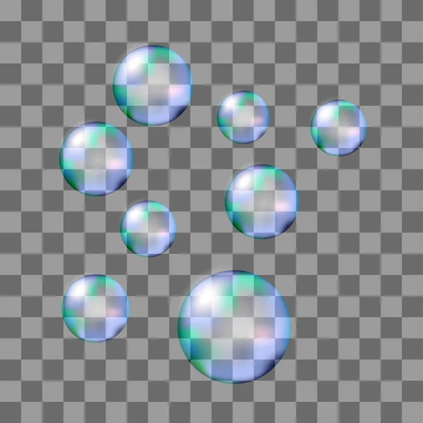 Fond de bulle, abstrait, cercle, amusant, l'eau , — Image vectorielle