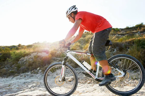 Mountainbikecykling sport, Utomhus — Stockfoto