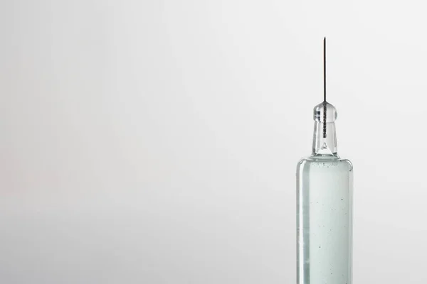 Medical Syringe White Background — Stock Photo, Image