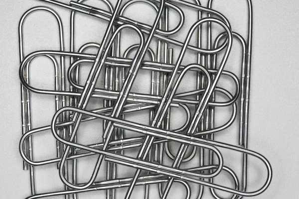 Pile of large paperclips — Stock Photo, Image