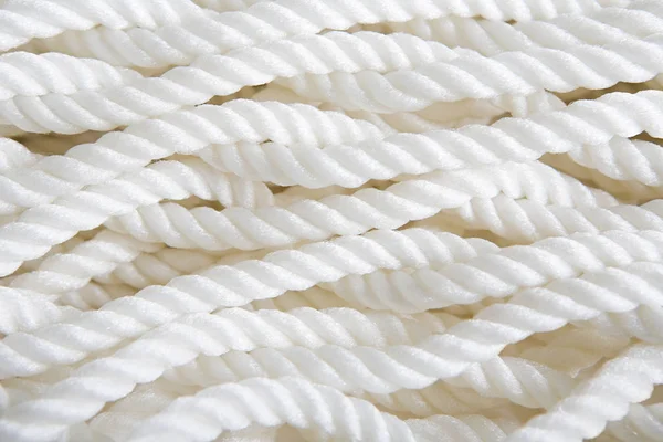 白いロープのテクスチャ — ストック写真