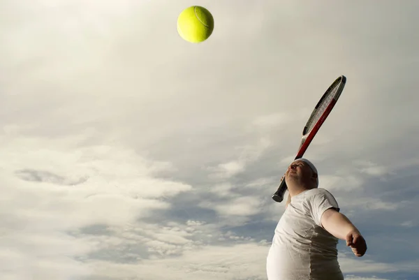 Великий тенісист — стокове фото