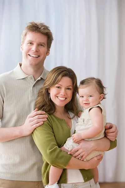 Portrait Groupe Heureux Portrait Famille — Photo