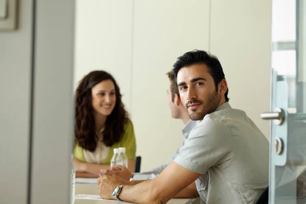 Retrato Del Hombre Encuentro — Foto de Stock