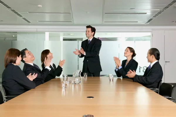 Gente Negocios Aplaudiendo — Foto de Stock