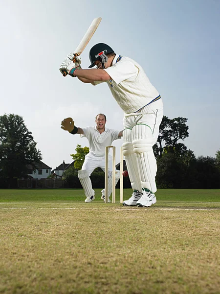 Kriket Oyuncuları Etkin Spor Konsepti — Stok fotoğraf