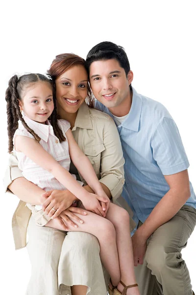 Family Portrait Home — Stock Photo, Image