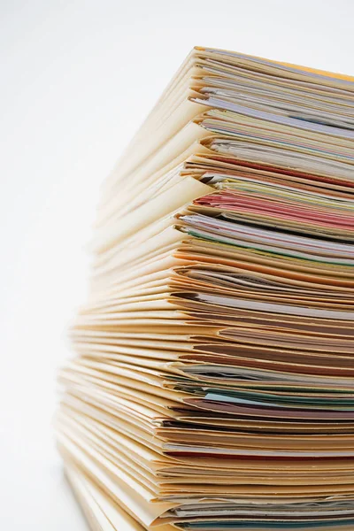 Stack av filer och pappersarbete — Stockfoto