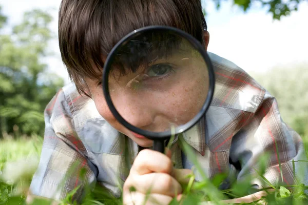 Junge Garten Freien — Stockfoto