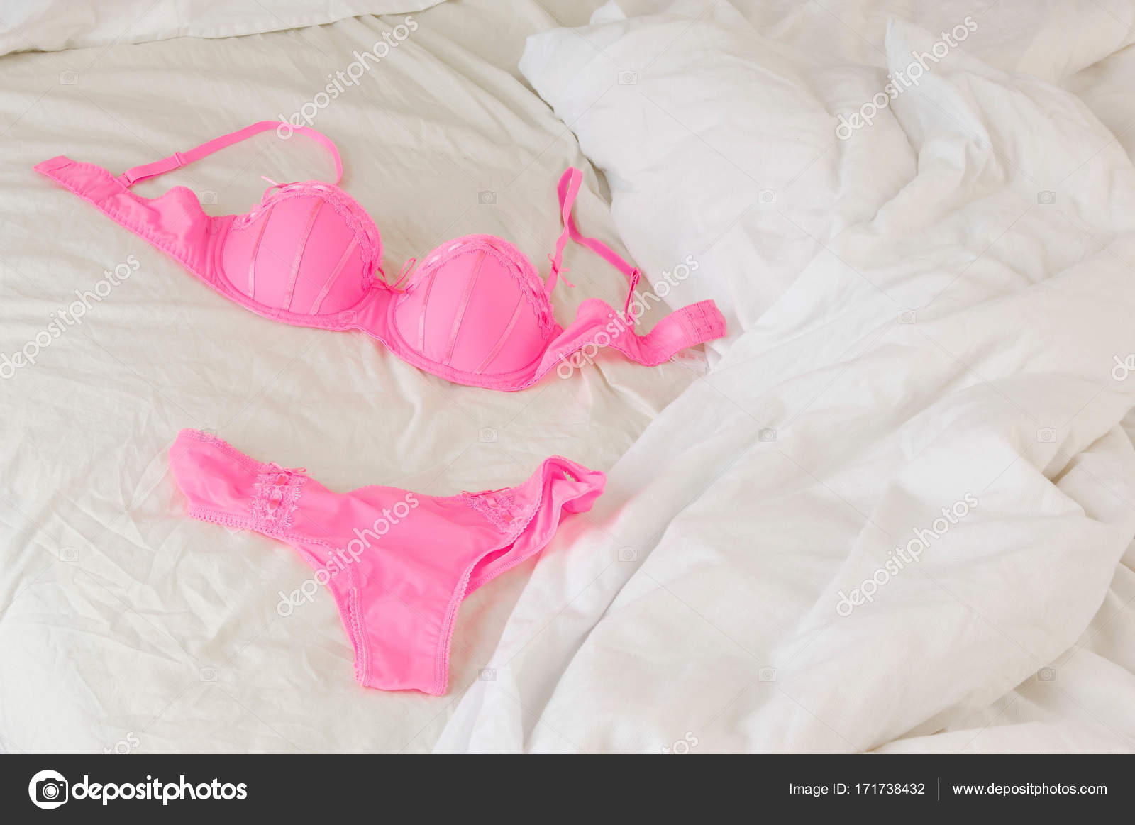pink underwear set