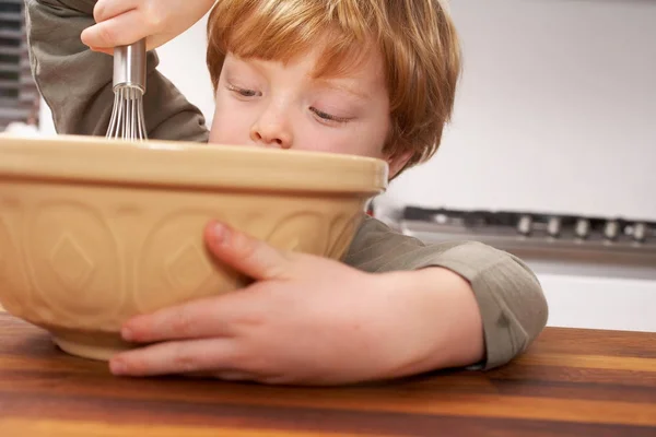 Kinderen Koken Thuis — Stockfoto