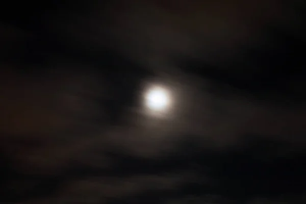 Bulan Langit Gelap — Stok Foto