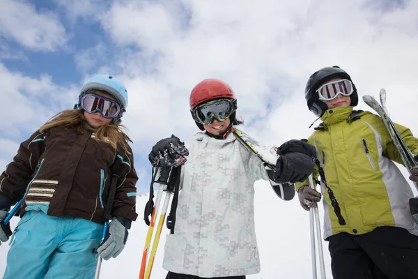 Enfants Lunettes Ski — Photo