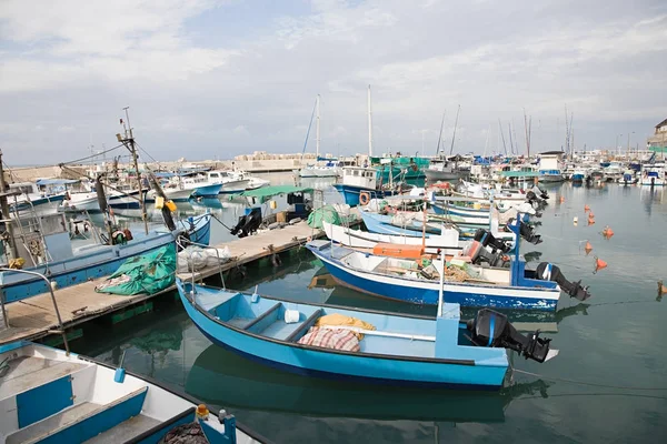 Fischerboote Hafen Von Jaffa — Stockfoto