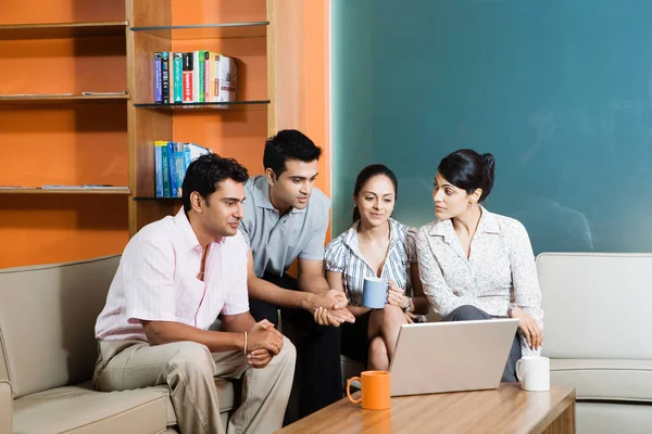 Four Indian Office Colleagues Stock Image