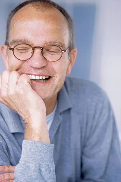 Portrait Man Smiling — Stock Photo, Image