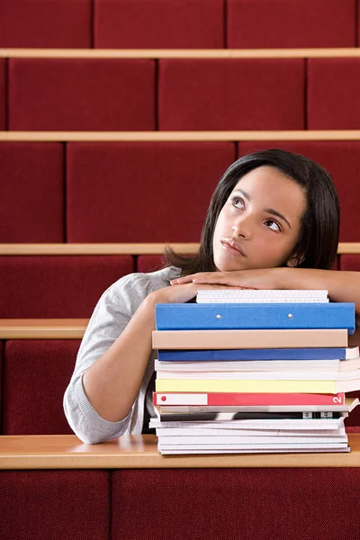 Studentin Hörsaal — Stockfoto