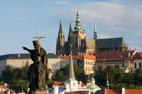 Sculpture Baroque Style Prague Czech Republic — Stock Photo, Image