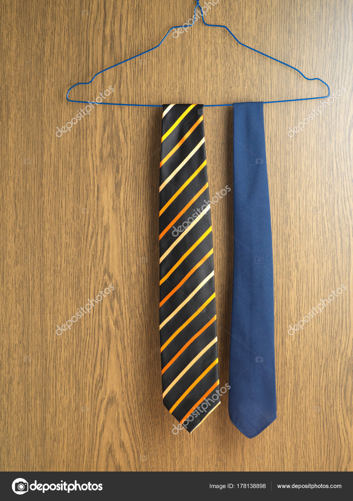 Two Ties Hanging Coat Hanger Stock Photo by ©ImageSource 178138898