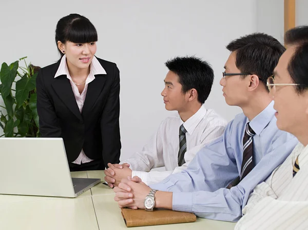 Businesspeople Meeting Working Together Office — Stock Photo, Image