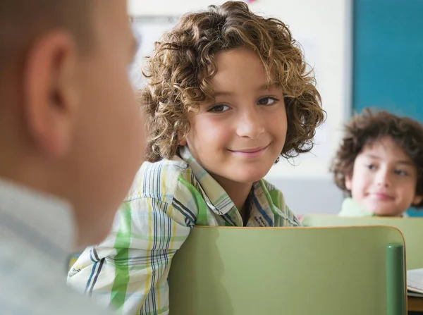 Children Sat Lesson — Stock Photo, Image