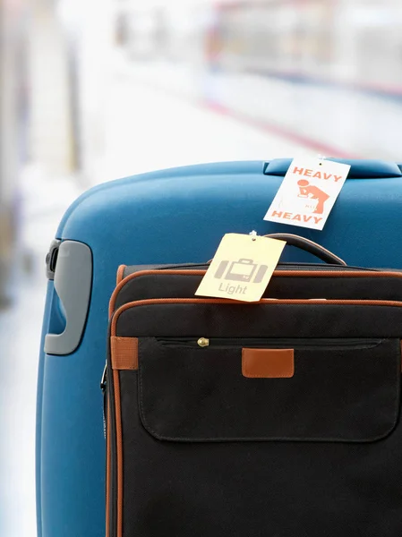 Primo Piano Delle Valigie Aeroporto — Foto Stock