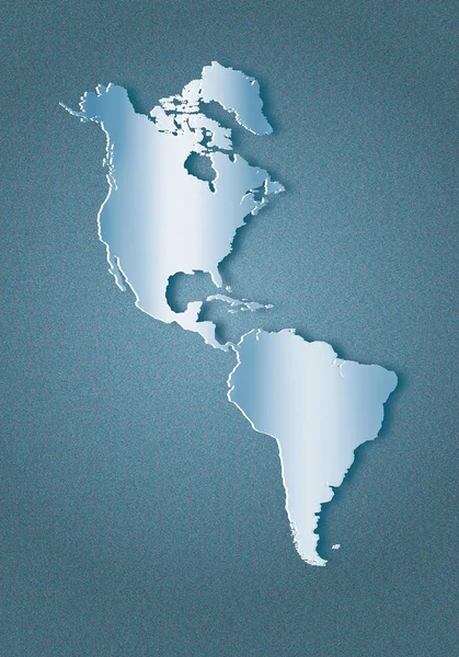 Mappa Dell America Immagine Generata Digitalmente — Foto Stock
