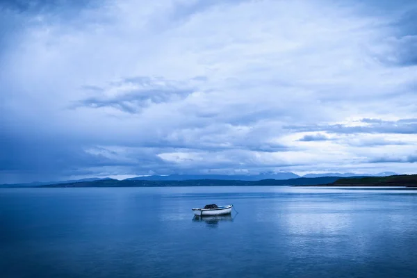 Scenic View Empty Boat Lake — Stock Photo, Image