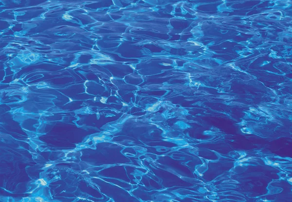Light Patterns Blue Water — Stock Photo, Image