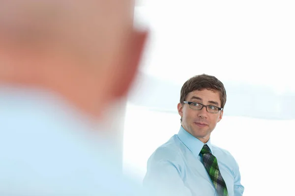 Businessman Sitting Conference — Stock Photo, Image