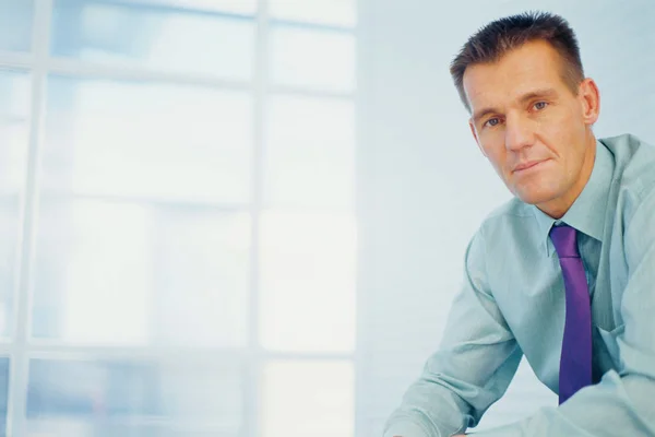 Businessman Sitting Office — Stock Photo, Image