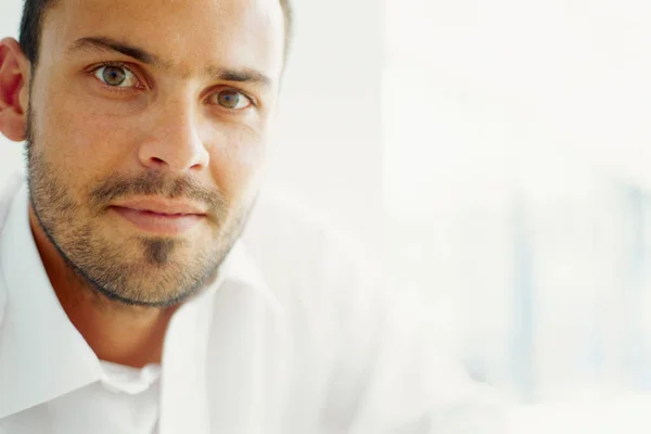 Close Businessman Face — Stock Photo, Image