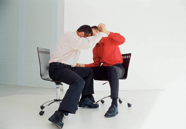 Podnikatelé Kancelářských Židlí — Stock fotografie