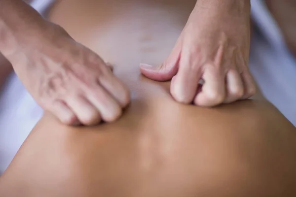 Detail Van Handen Massage — Stockfoto