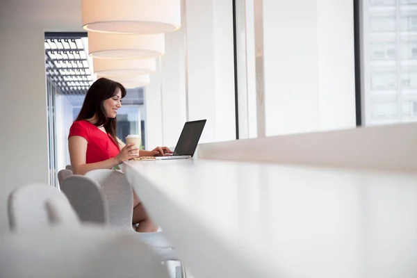 Geschäftsfrauen Nutzen Laptop Büro — Stockfoto