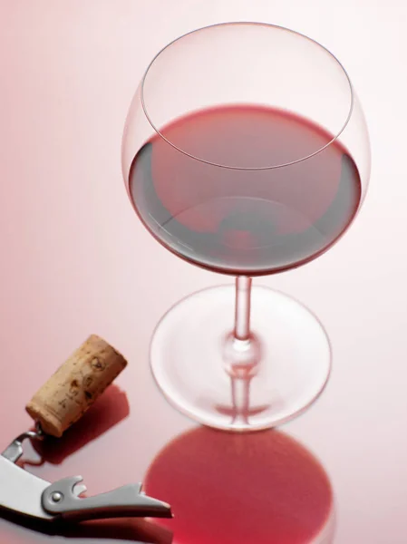 Vinho Tinto Close — Fotografia de Stock