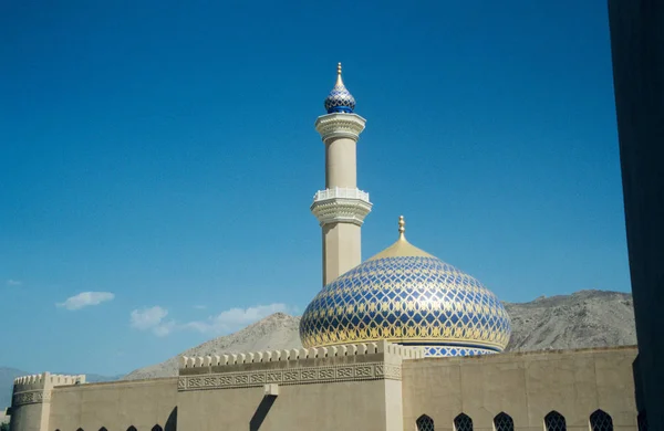 Mesquita Nizwa Sobre Céu — Fotografia de Stock