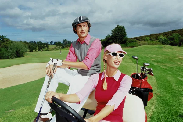 Couple Club Golf — Photo