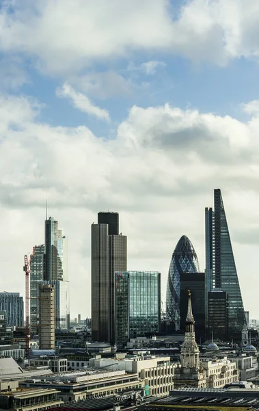 City London Financial District London England — Stock Photo, Image