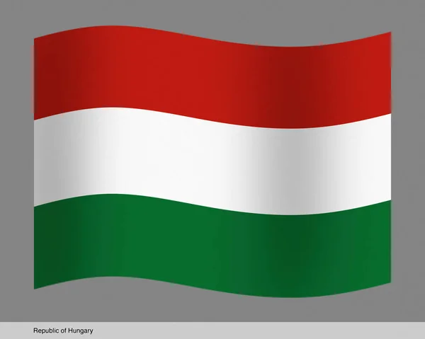 Maďarská Republika Vlajka — Stock fotografie