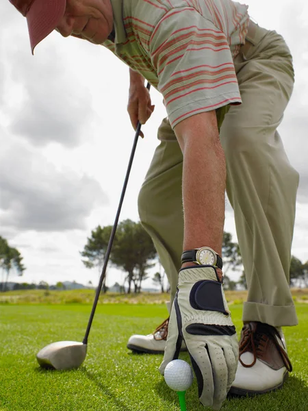 Golfista Conceito Desporto Ativo — Fotografia de Stock